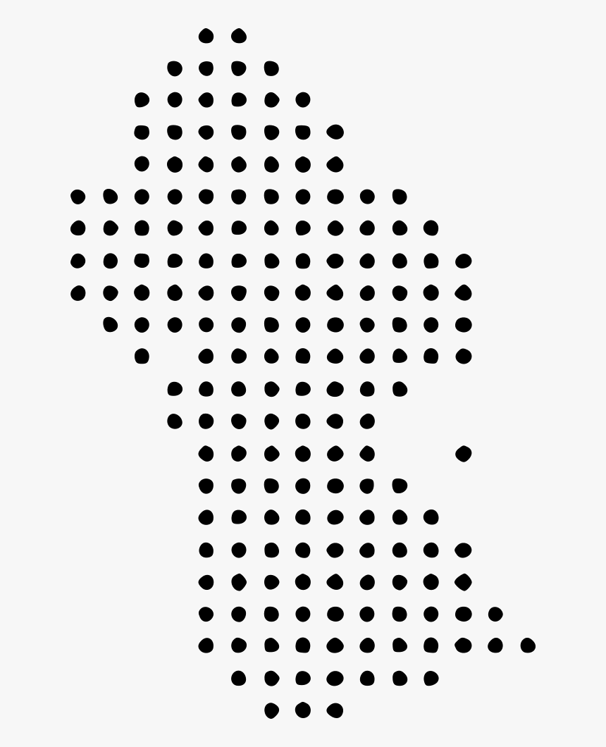 Guyana Caribbean Location Navigation Nation - Halftone Circle Red, HD Png Download