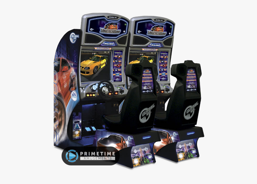 Need For Speed Underground Arcade Machine By Globalvr - Need For Speed Underground 2 Arcade, HD Png Download