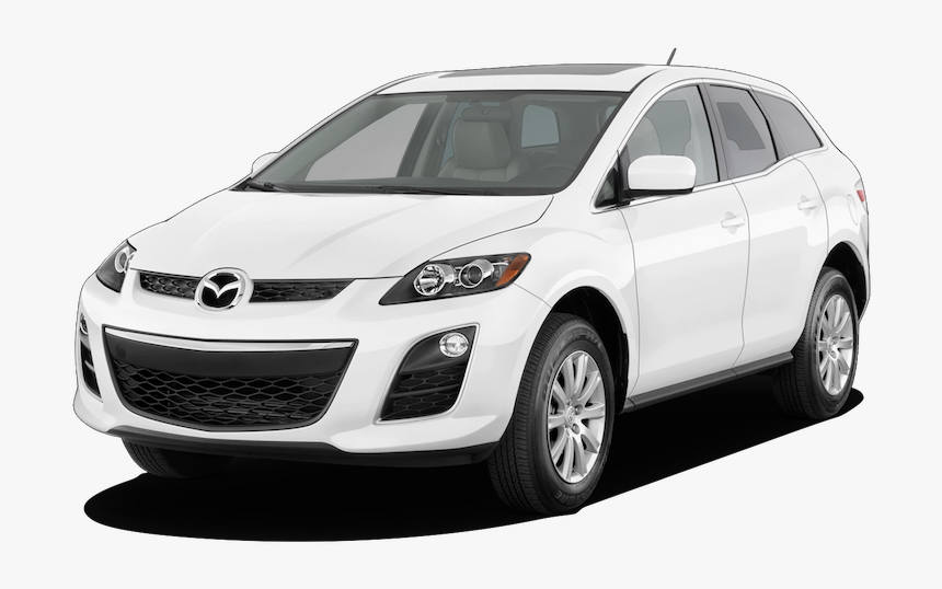 White 2010 Mazda Cx7 On White Background - 2012 Mazda Cx 7 White, HD Png Download