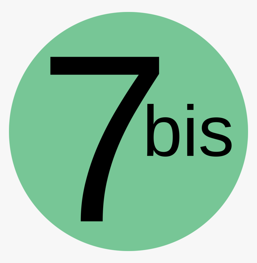 Metro Line 7bis Paris - Logo Metro 7bis, HD Png Download