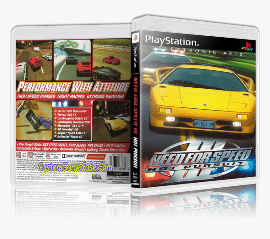 Need For Speed 3 Hot Pursuit - Hot Pursuit Nfs Psx, HD Png Download