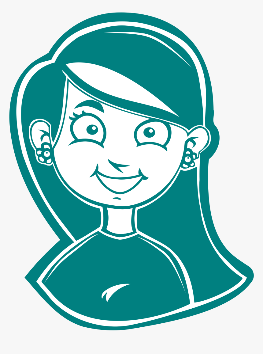 Transparent Smiling Girl Clipart - Smiling Face Girl Images Clipart, HD Png Download