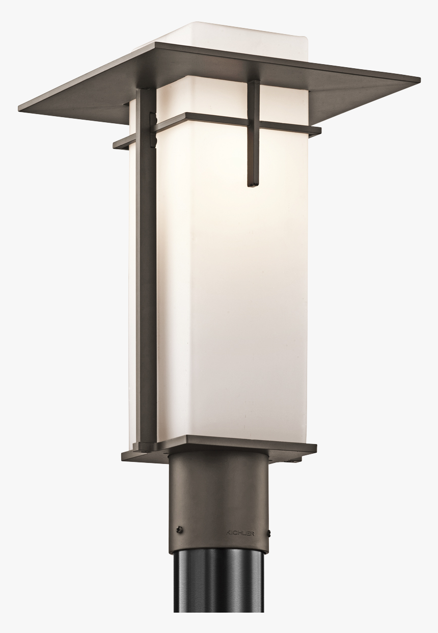 Outdoor Fence Post Light , Png Download - Post Mounted Outdoor Light, Transparent Png