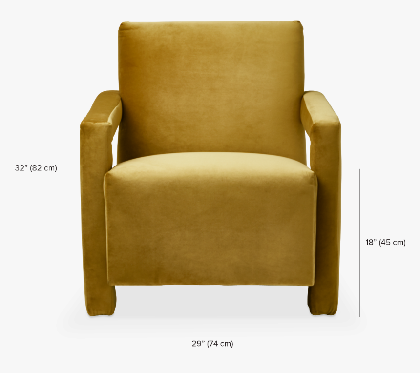 Class Image Lazyload - Maisoncorbeil Velvet Armchair Png, Transparent Png