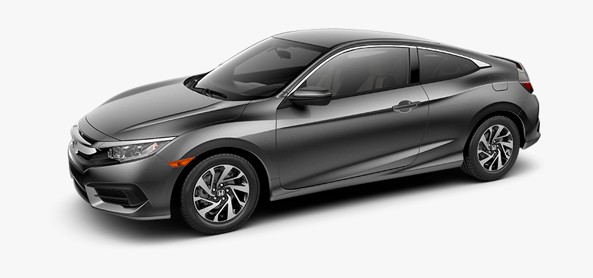 Civic Coupe Front - Dark Grey Honda Civic 2018, HD Png Download 