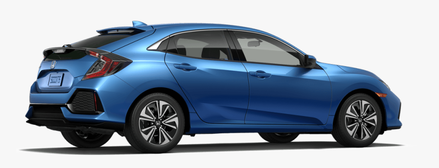 2018 Honda Civic Hatchback Rear Angle - Honda Civic 2018 Black, HD Png Download