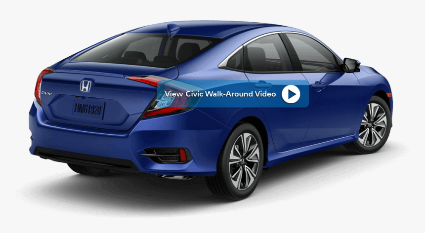 2018 Honda Civic Sedan Rear Angle - 2019 Honda Civic Price, HD Png Download