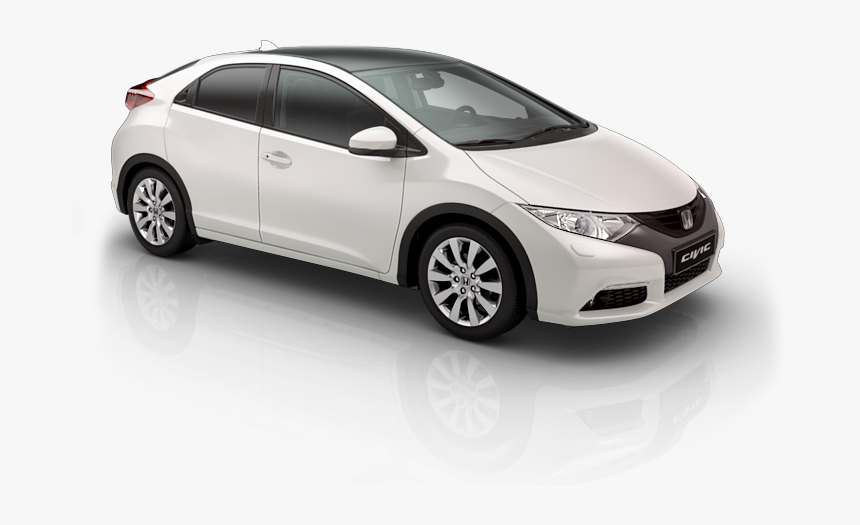 Honda Civic - White 2012 Honda Civic Hatch, HD Png Download