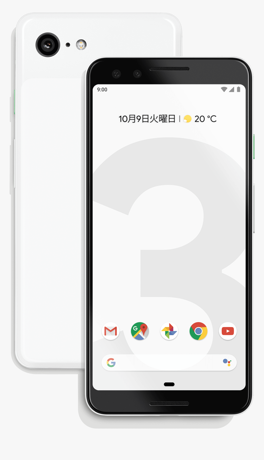 Pixel 3 White - Google Pixel 3 Blanco, HD Png Download