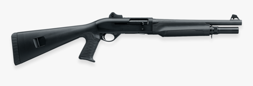 M2 Semi-automatic Shotgun Shown In Black With Entry - Benelli M4, HD Png Download