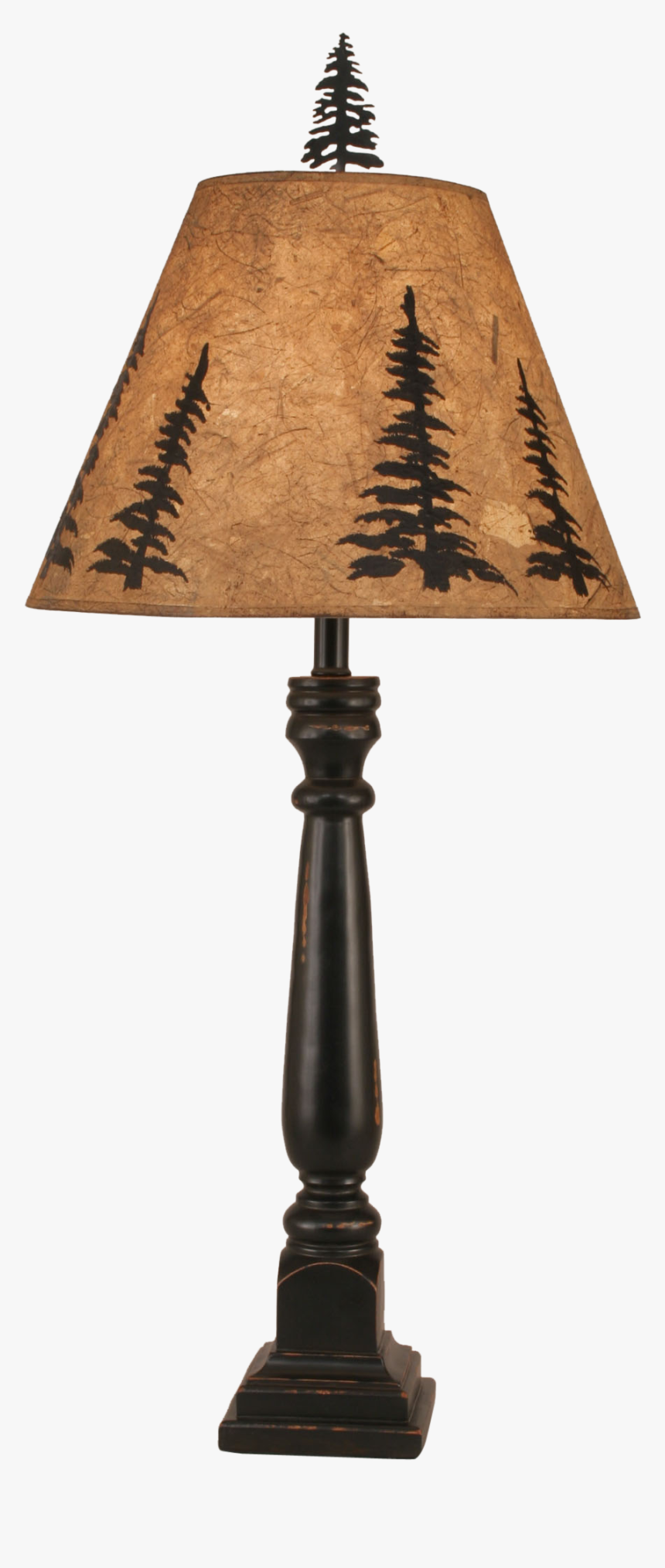 32 Inch Tall Rustic Buffet Lamp - Lighting, HD Png Download