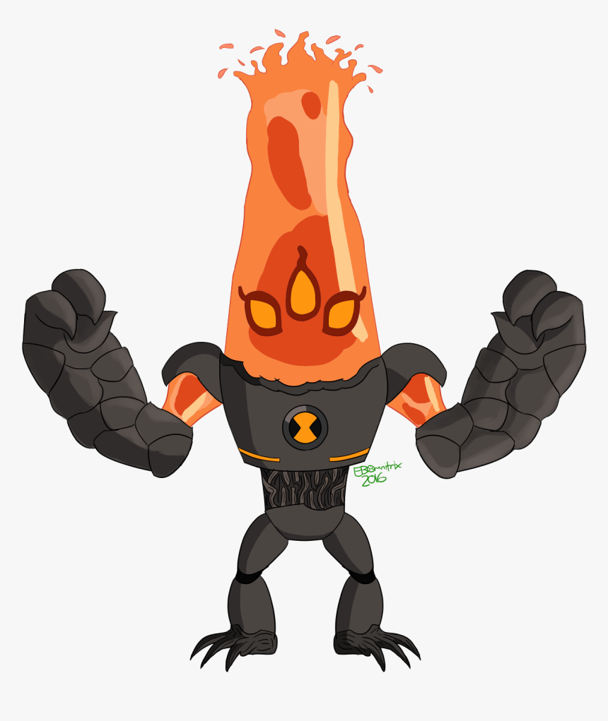 Celebrating 10 Years Of Your Omniverse - Ben 10 Alien De Lava, HD Png Download