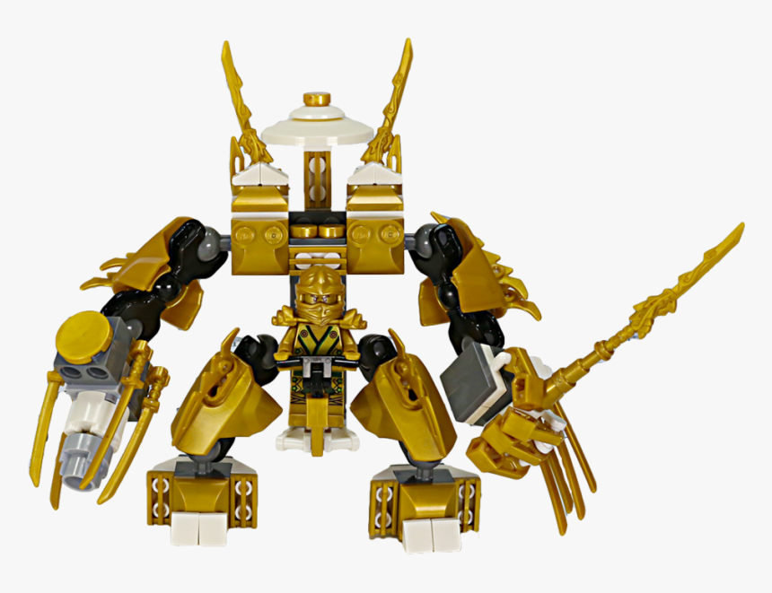 The Mech Artifex Lego Fire Of Creation Clipart - Ninjago Golden Mech, HD Png Download
