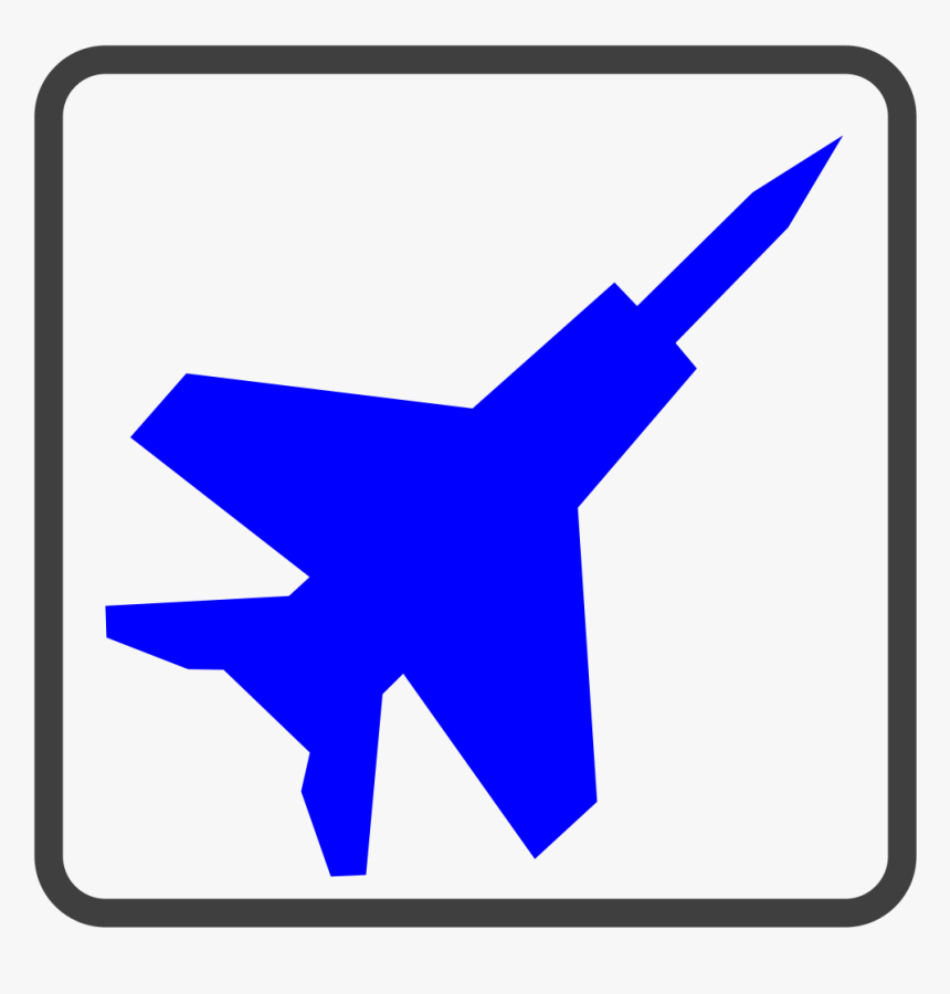 Jet Clipart Black And White, HD Png Download