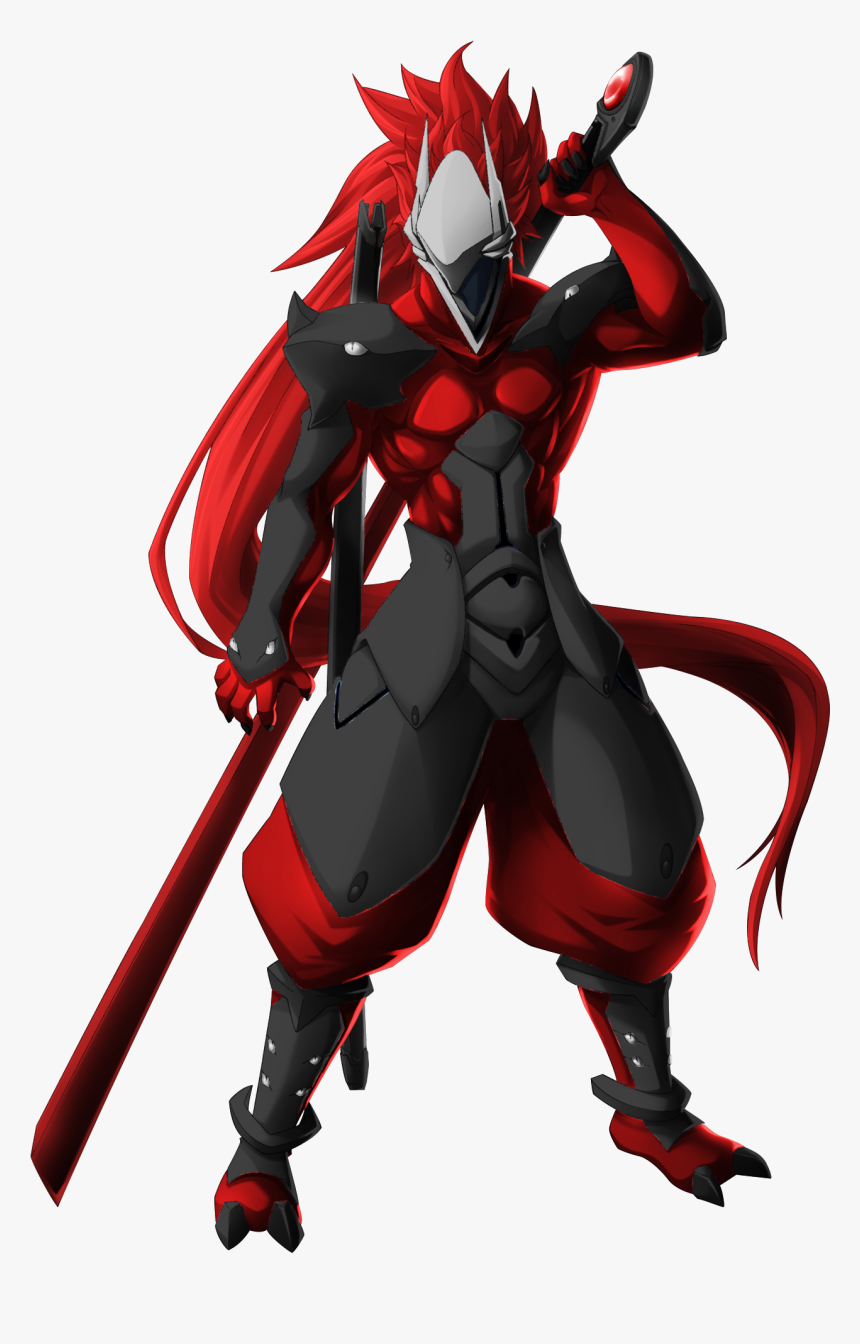 Blazblue Hakumen Mech Clipart , Png Download - Adam Taurus Vs Hakumen, Transparent Png