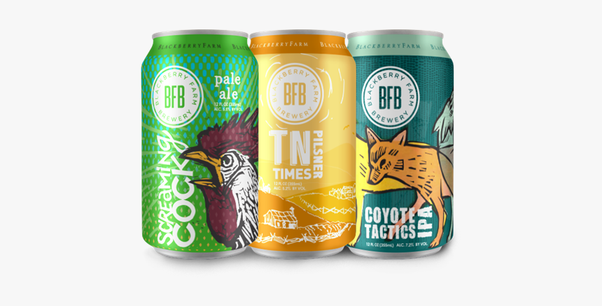 Blackberry Farm Beer Cans, HD Png Download