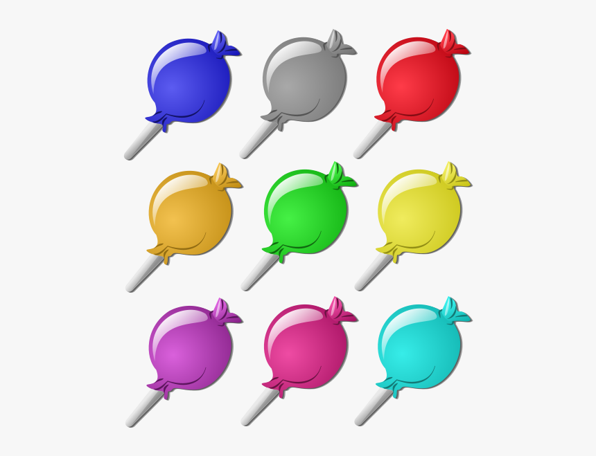 Candies Png Clip Arts - Lollipop Clip Art, Transparent Png