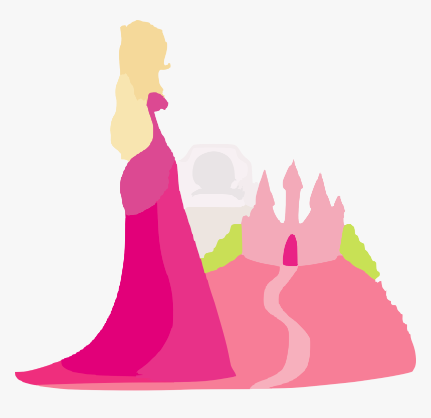 Princess Castle Fairy Tale Free Photo - Prince Princess With Castle Clipart Scenery, HD Png Download