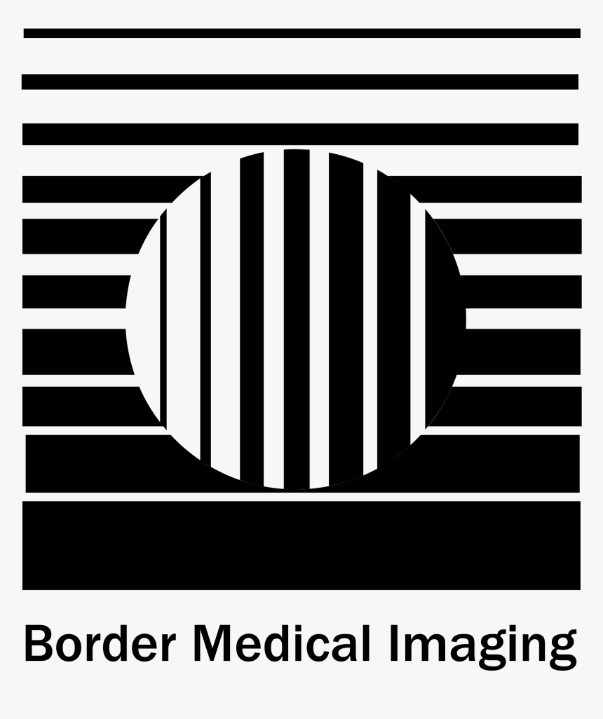 Border Medical Imaging 01 Logo Black And White - Circle, HD Png Download