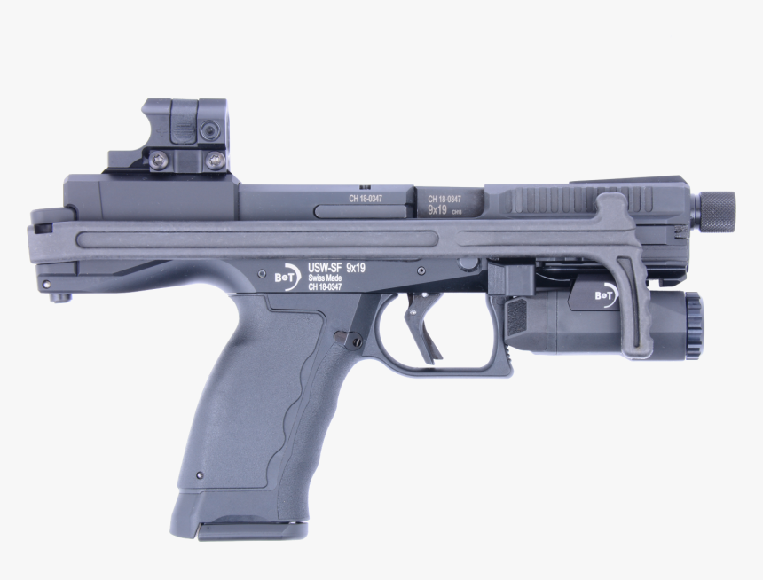 Guy With Gun Png -b&t Introduces A New Pistol - B&t Universal Service Weapon, Transparent Png