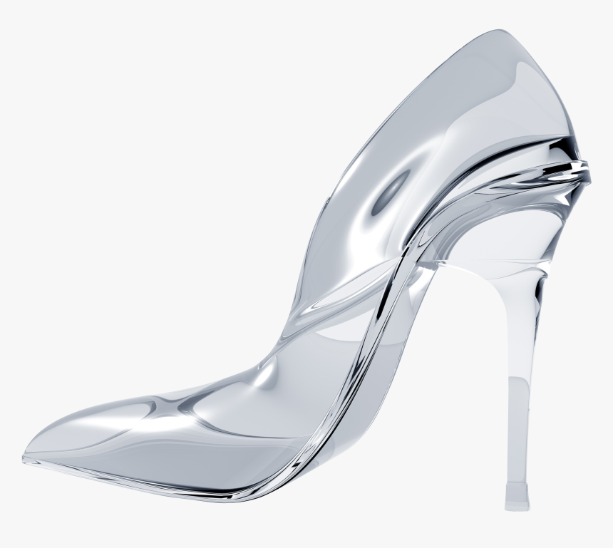 transparent wedding shoes