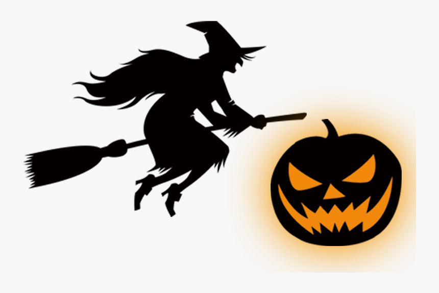 Witchs Broom Witchcraft Clip Art - Transparent Background Witch Png, Png Download
