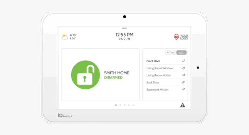 Qolsys Iq Panel 2, HD Png Download