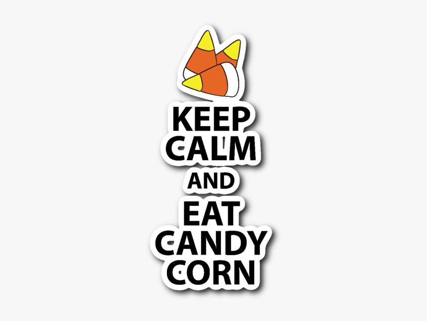 Clip Art Candy Corn Vinyl Die - Candy Corn Halloween Stickers Png, Transparent Png