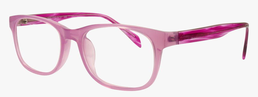 Glasses Transparent Purple - Plastic, HD Png Download