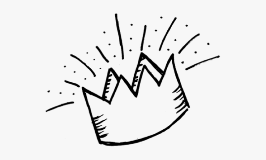 Crown Doodle Png, Transparent Png