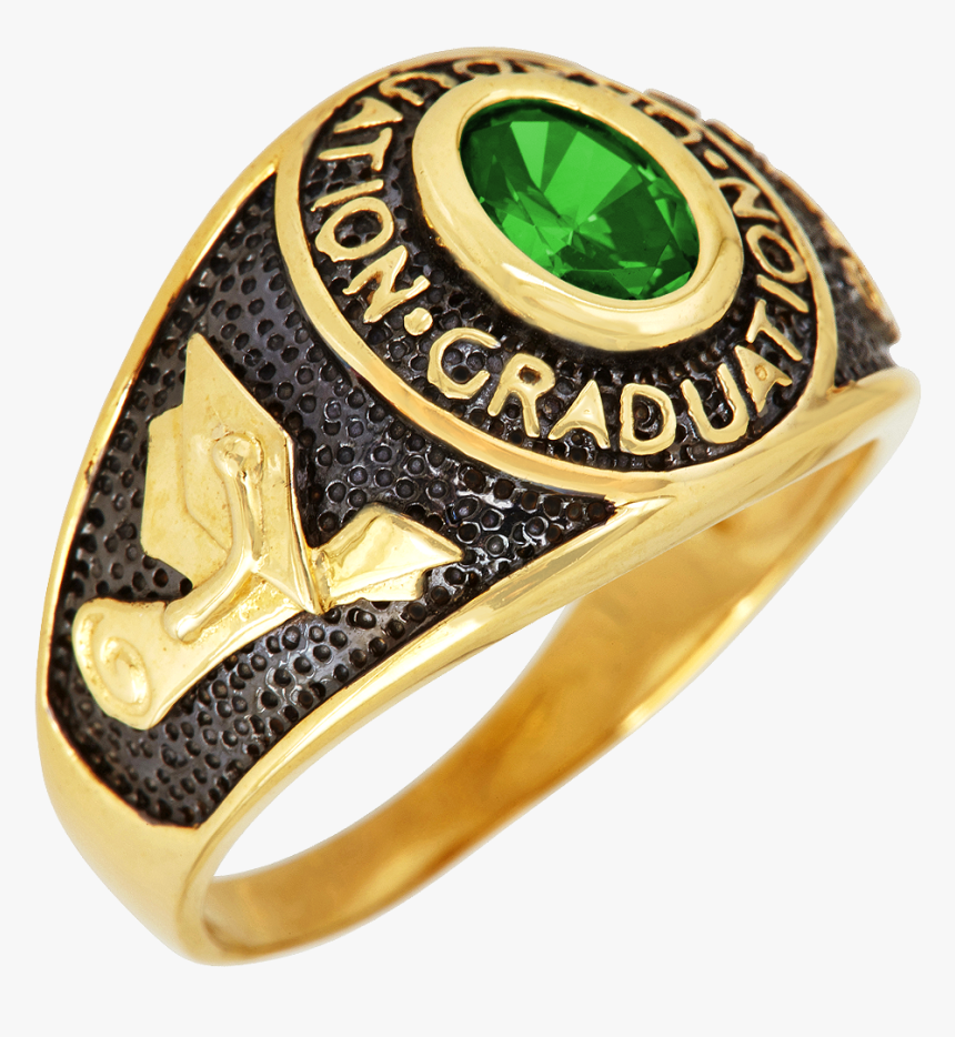 Gold Graduation Cap Png - Engagement Ring, Transparent Png