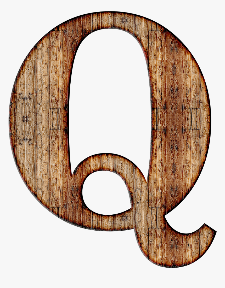 Wooden Capital Letter Q - Letter Q Transparent Background, HD Png Download
