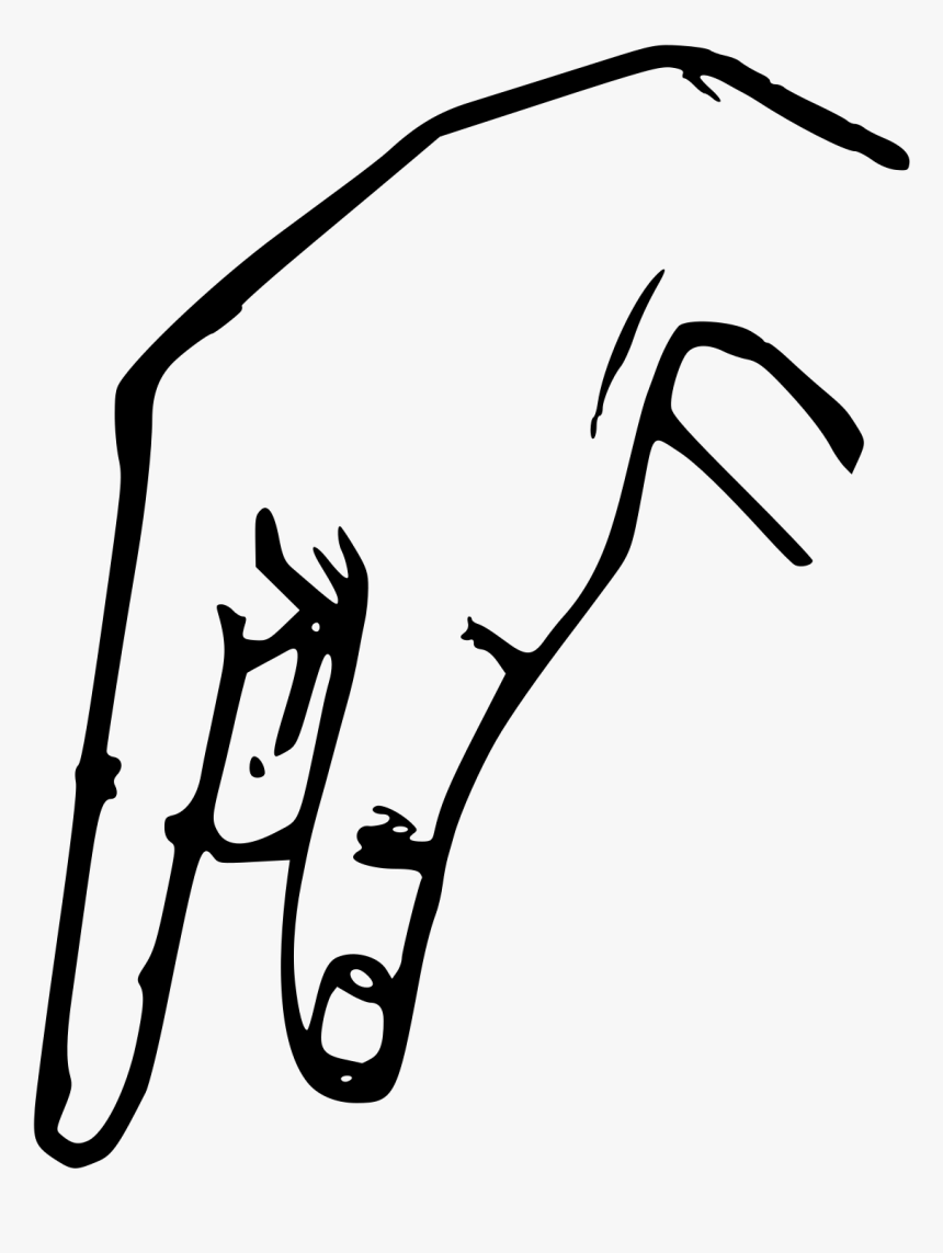 Q In Sign Language, HD Png Download