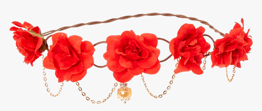 Flower Crown Png Red - Red Flower Crown Png, Transparent Png