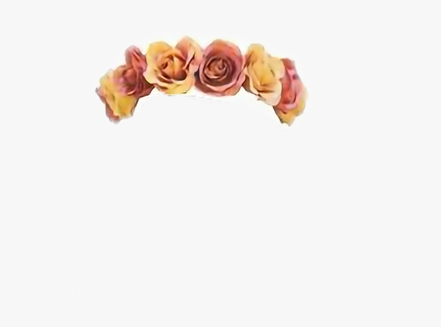 #autumn #fall #roses #flowercrown #crown - Flower Crown Cut Out, HD Png Download