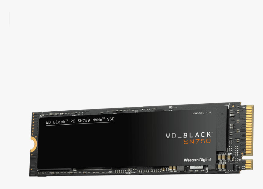 250gb Wd Black™ Sn750 Nvme™ Ssd - Wd Black M 2 Ssd, HD Png Download