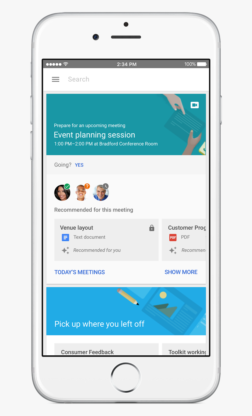 Google Cloud Search App, HD Png Download