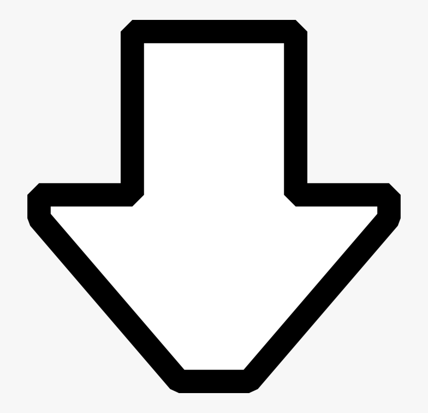 Downward Arrow Clip Art, HD Png Download