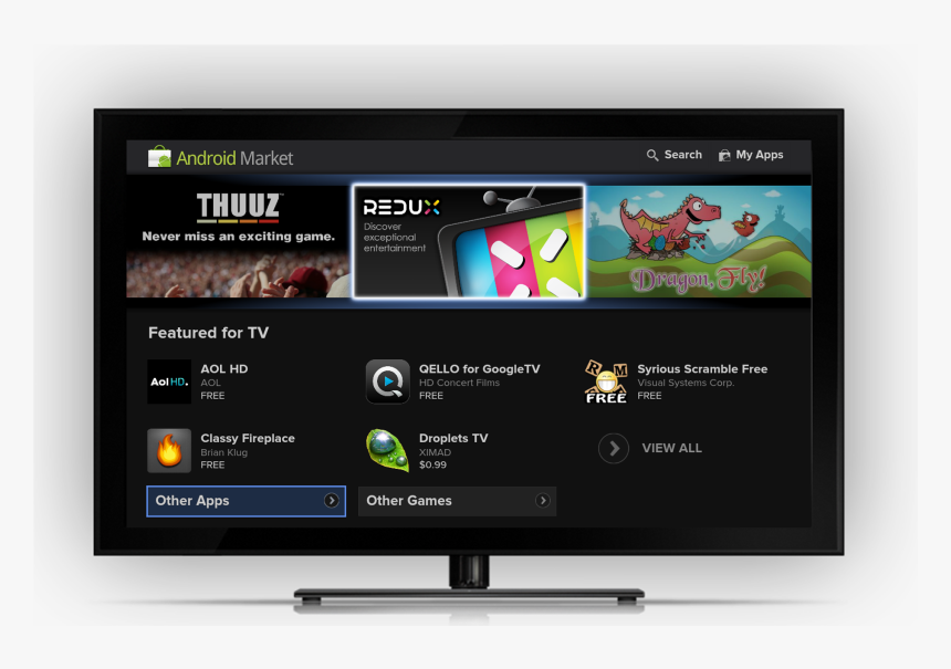 Android Tv App Market, HD Png Download