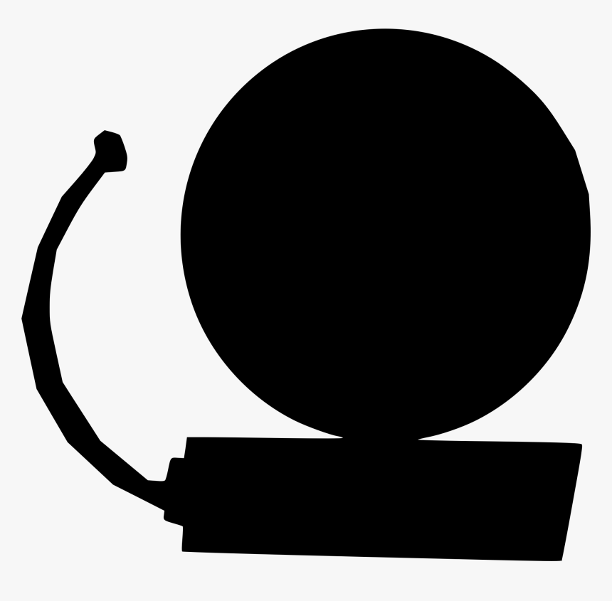 Cartoon Bell Silhouette Png - Transparent School Bell Animated, Png Download