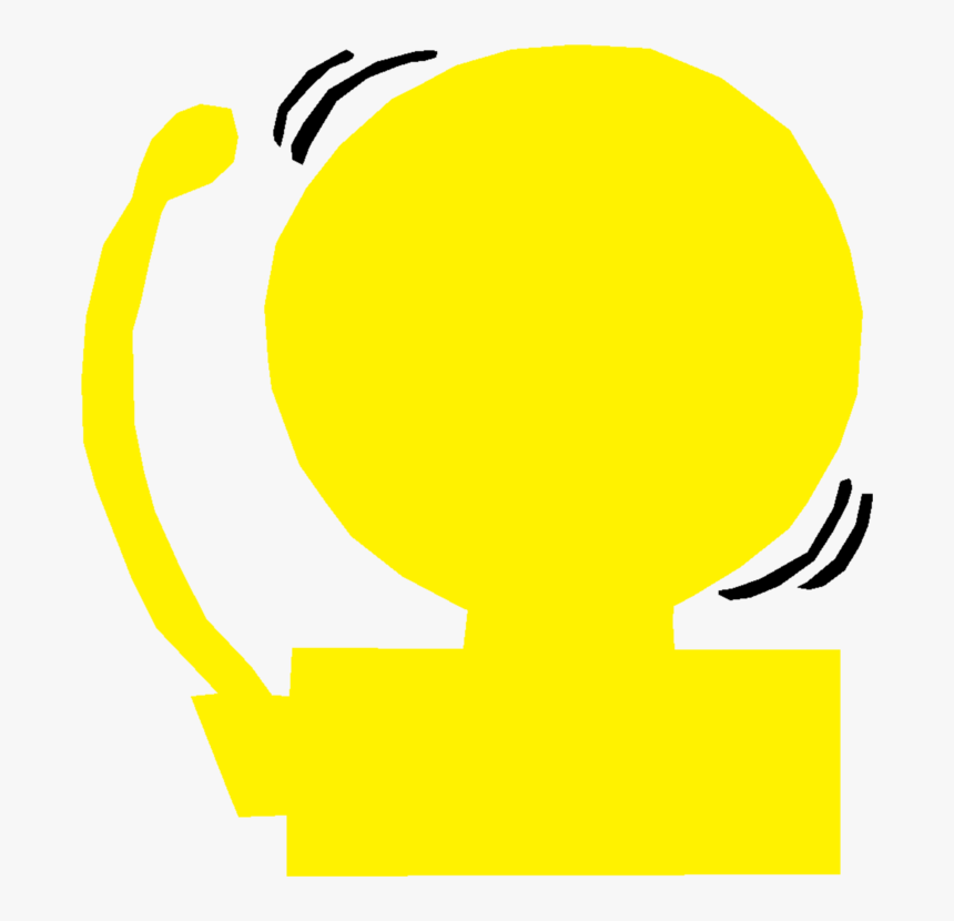 Transparent School Bell Png - Yellow School Bell, Png Download