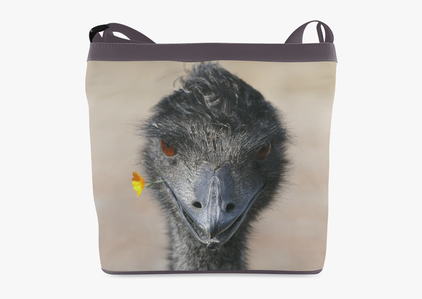 Happy Emu Crossbody Bags - Portable Network Graphics, HD Png Download