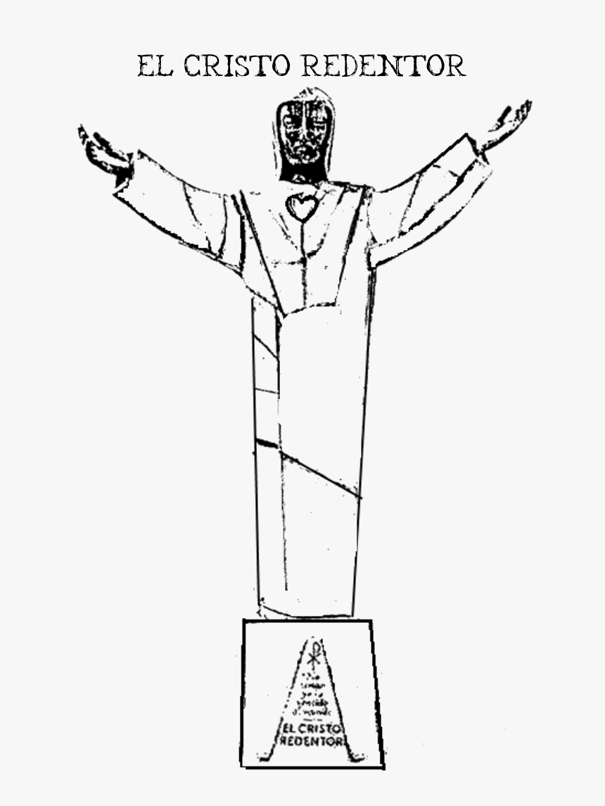 Cristo , Png Download - Dibujo Del Cristo Redentor De San Miguelito, Transparent Png