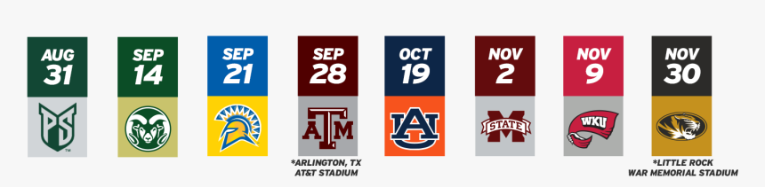 Home Schedule - Razorback 2019 Tickets, HD Png Download