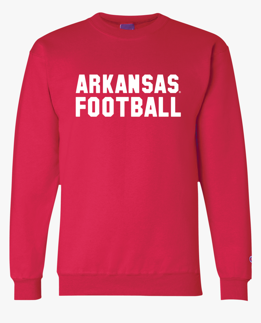 Arkansas Football Sweatshirt 
 Class - Long-sleeved T-shirt, HD Png Download