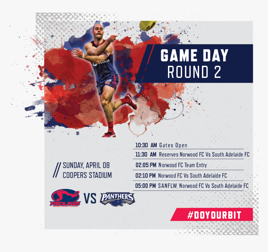 Round 2 Match Day Guide - South Adelaide Football Club, HD Png Download