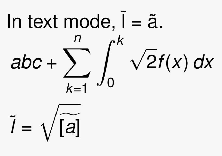 Pdflatex Output - Helvetica Math Latex, HD Png Download