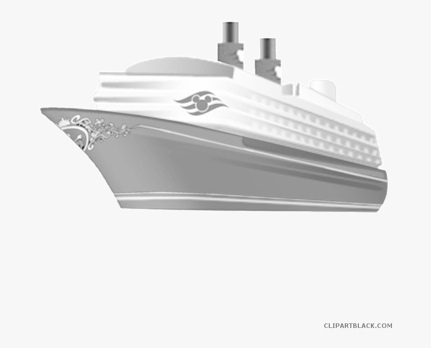 Rocket Clipart Space Craft - Disney Cruise Ship Outline, HD Png Download