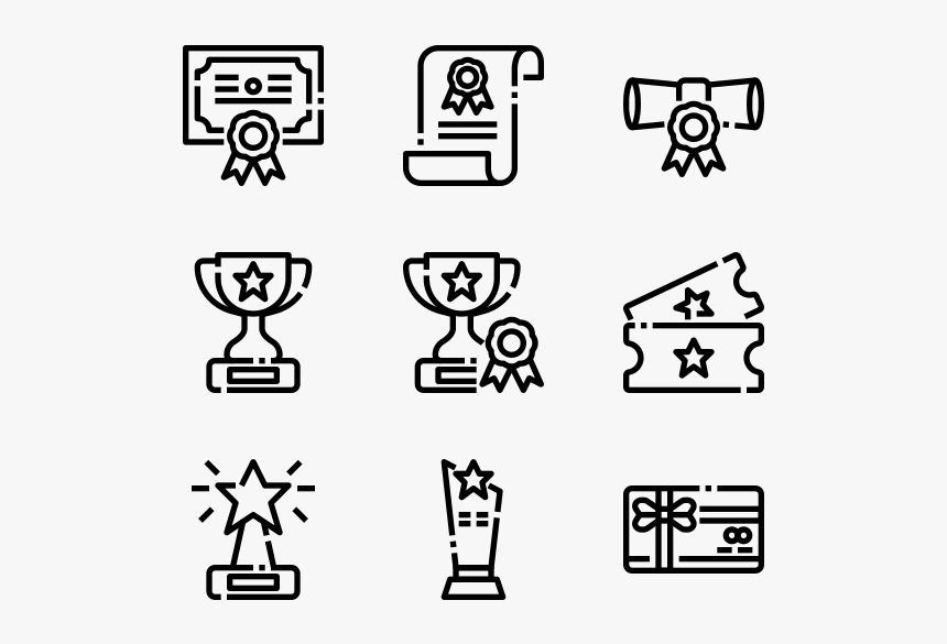 Reward And Badges - Pixel Icons, HD Png Download