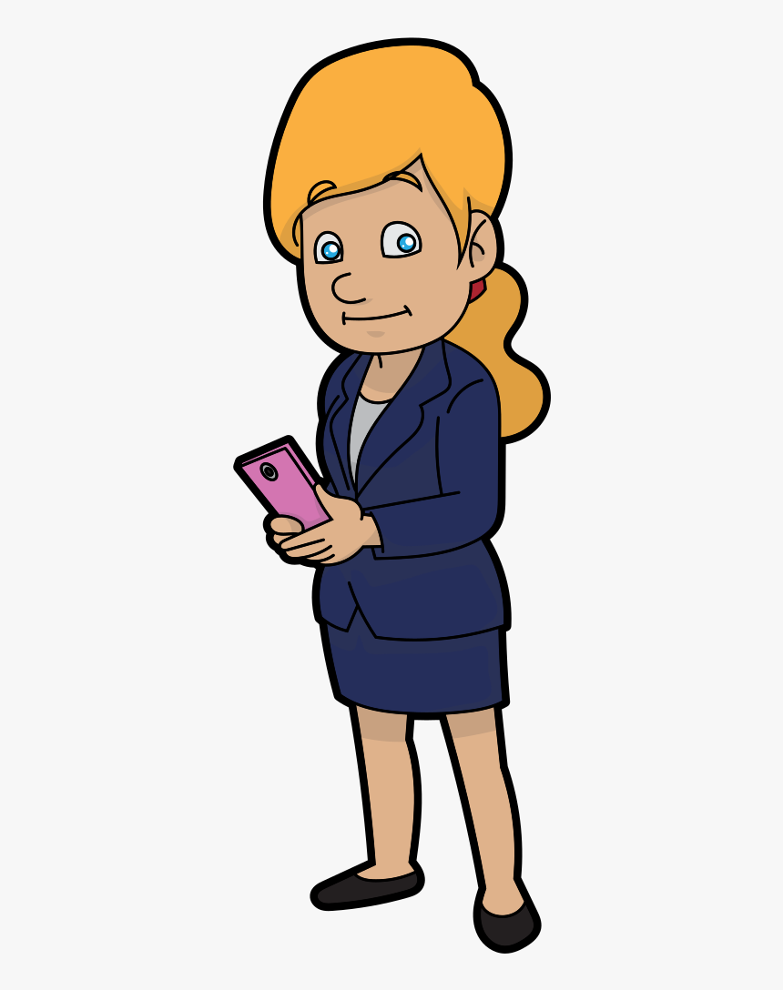 Business Smartphone Clipart Png, Transparent Png